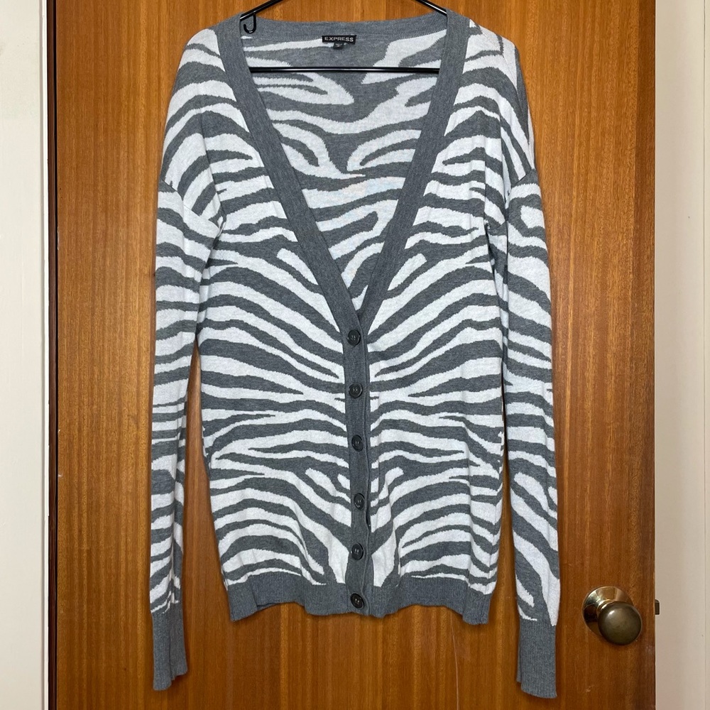 Zebra Cardigan